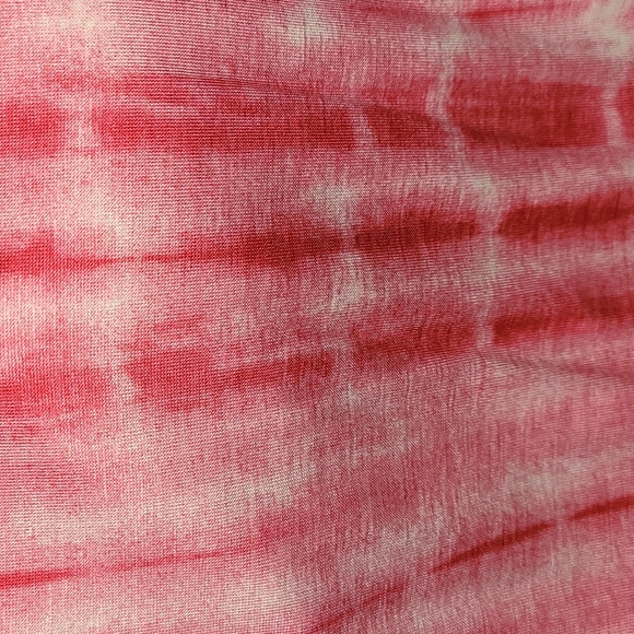 ***NWT*** Womens Pink Tye Dye Cold Shoulder Shirt Size Large - Picture 4 of 4